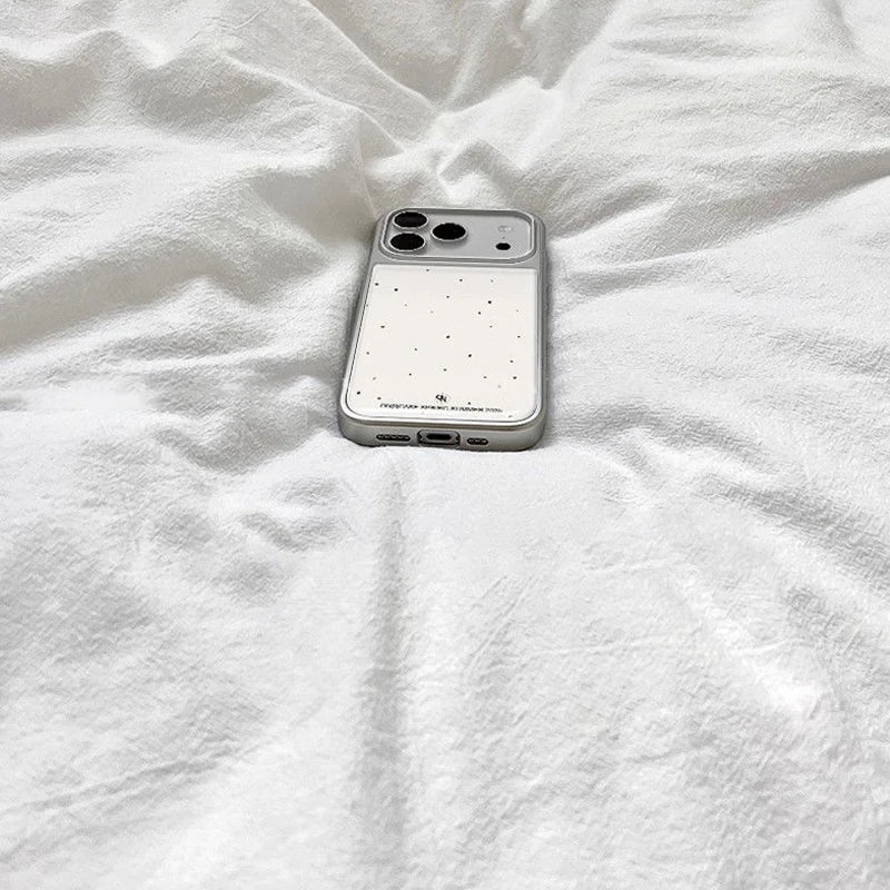 INS Y2K Ink Splatter Dots Phone Case for iPhone 17 Pro Max Air 16E 15 14 13 12