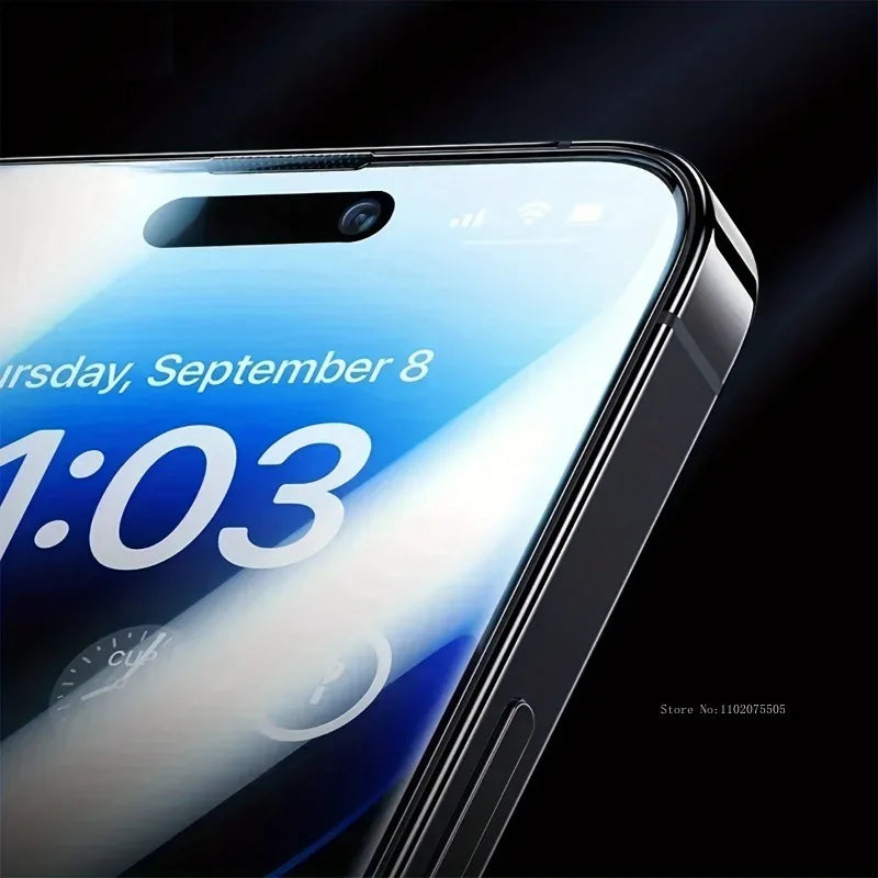 5PCS Tempered Glass Screen Protectors for iPhone 15–7 | Full Coverage Set