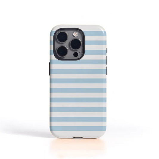 Fresh Minimalist Stripes 2-in-1 Tough Glossy Phone Case for iPhone 17–7 Plus XR