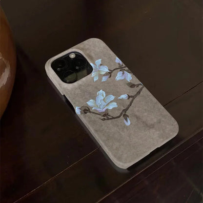 Elegant Ink Painting Case for iPhone 12 13 14 15 Pro Max