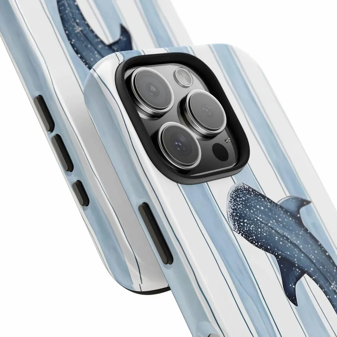 Striped Fish Luxury Case for iPhone 17–7 | Elegant Double-Layer Cover