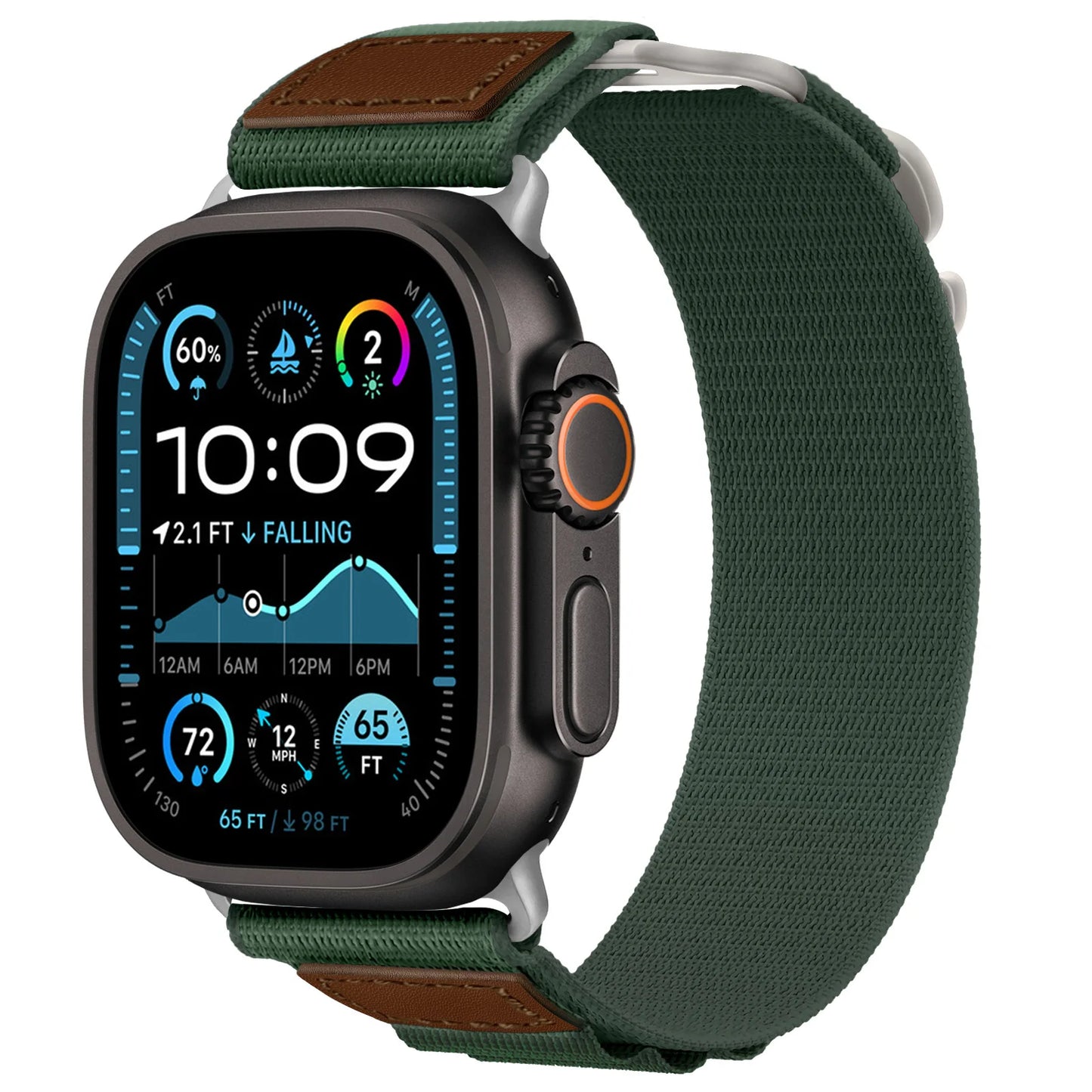 Alpine Loop Band for Apple Watch Ultra & Series 7–10, Adjustable 38–49mm Strap