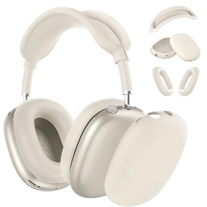 4-in-1 Silicone Case Set for AirPods Max Headphones – Black