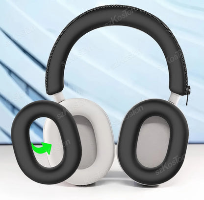 Silicone Protective Case for Sony WH-1000XM5 Headphones Headband & Earmuffs