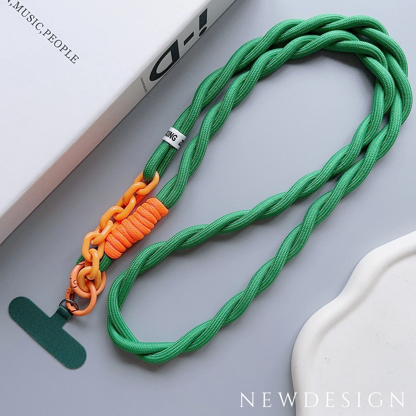 Acrylic Crossbody Phone Lanyard Strap – Anti-Lost Neck & Wrist Clip
