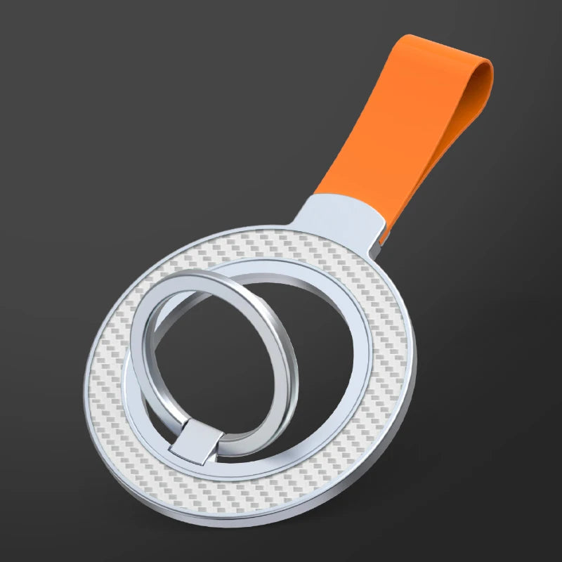 Universal Double-Sided Magnetic Car Phone Holder – MagSafe Grip Ring Stand for iPhone