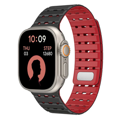 Magnetic Silicone Wristband for Apple Watch Ultra & Series 5-10