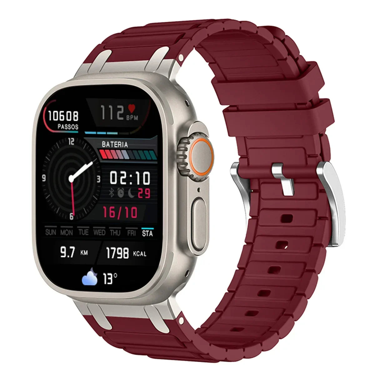 Silicone Strap for Apple Watch Ultra 3/2 49mm Series 11–1 SE Sport Band