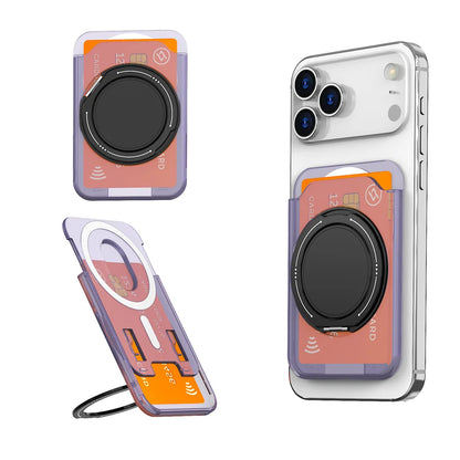 MagSafe Magnetic Wallet Card Holder Stand for iPhone & Samsung Phones