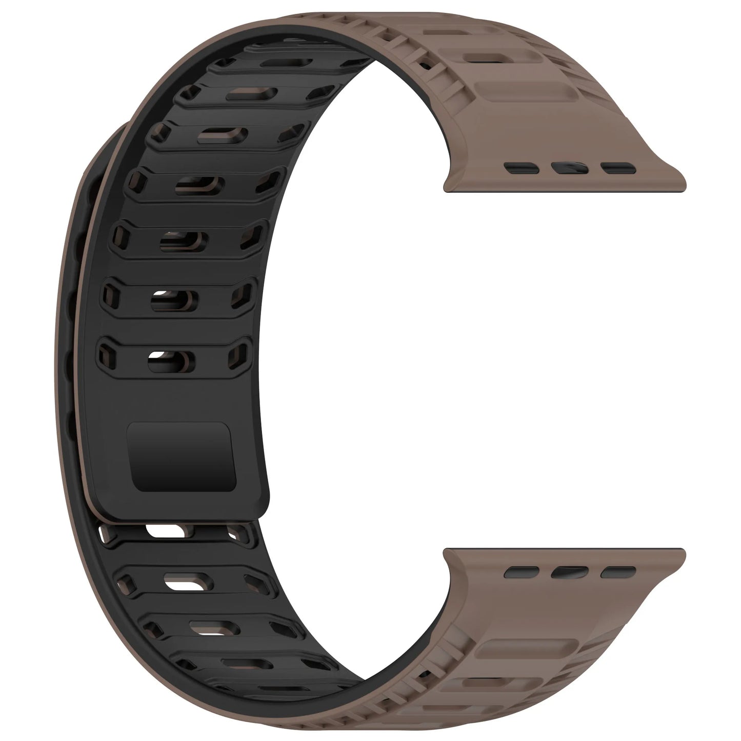 Magnetic Strap for Apple Watch Ultra 2 – Silicone Band Series 4–10 SE