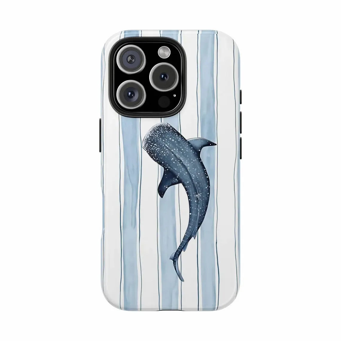 Striped Fish Luxury Case for iPhone 17–7 | Elegant Double-Layer Cover