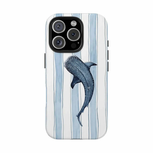 Striped Fish Luxury Case for iPhone 17–7 | Elegant Double-Layer Cover