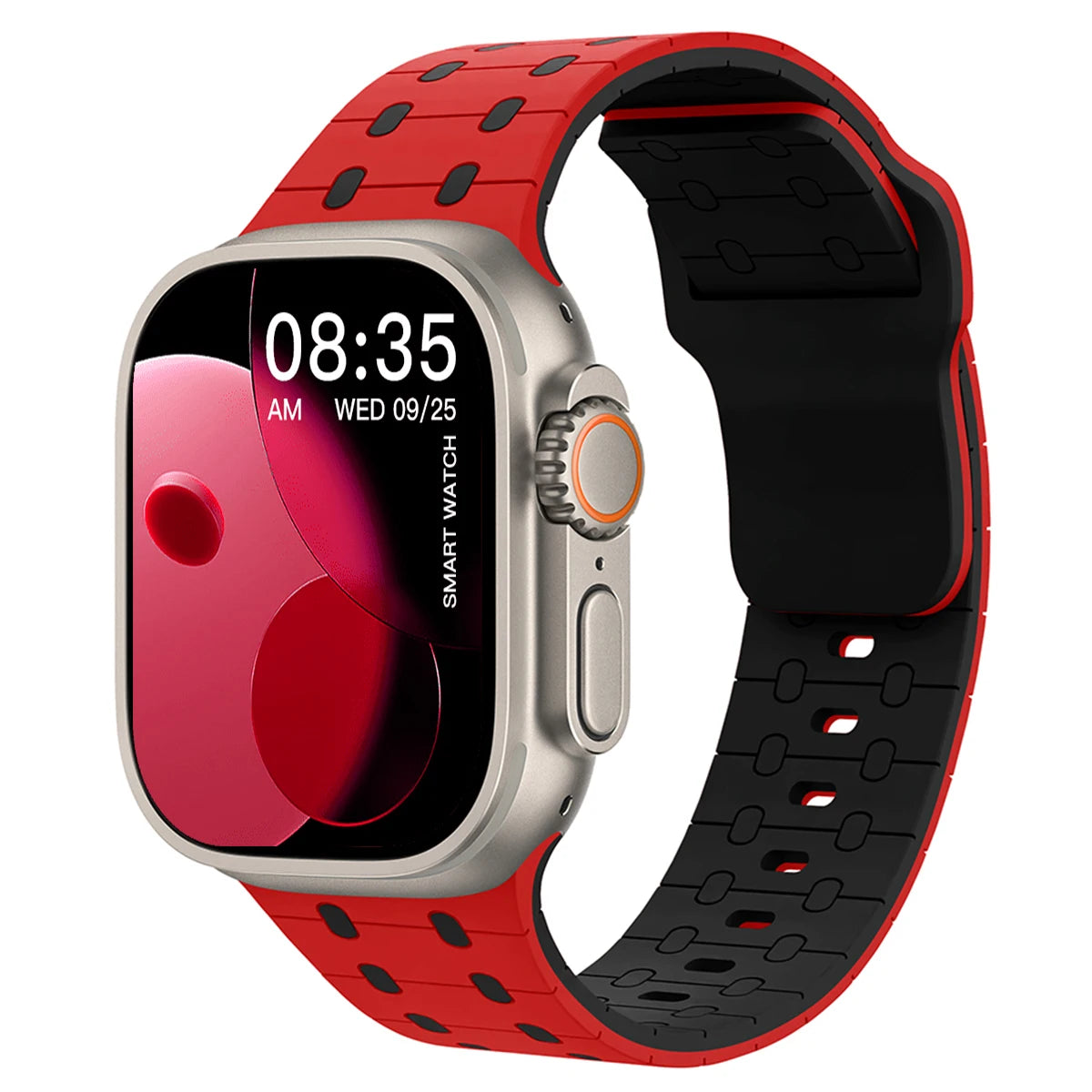 Sport Silicone Bracelet for Apple Watch Series 3–10 SE Ultra 38–49mm