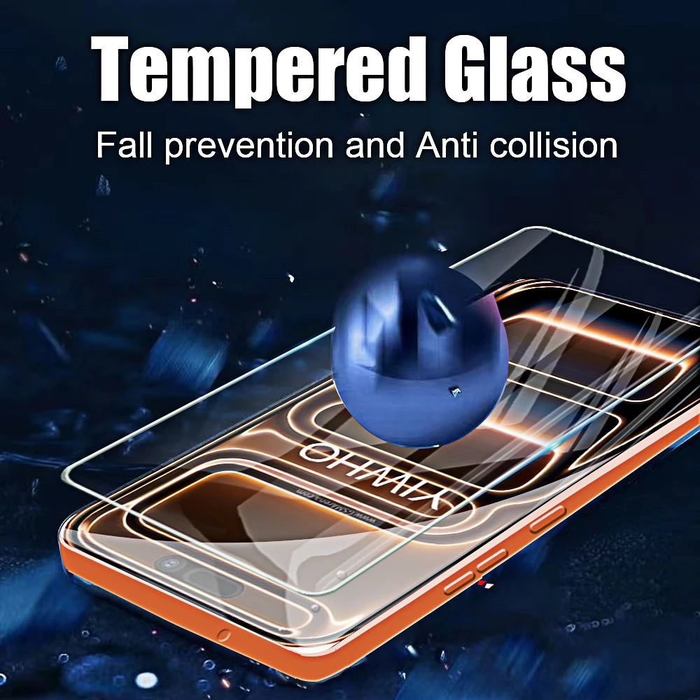 4PCS Tempered Glass Screen Protector for iPhone 17 Pro Max/Air Models