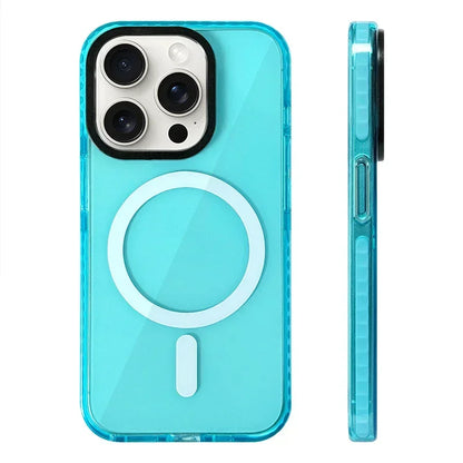 Transparent Neon MagSafe Case for iPhone 14 Pro Max/14 Pro