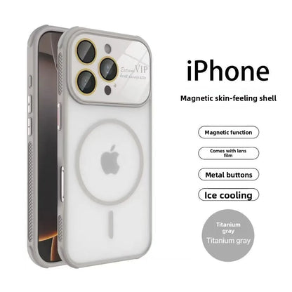 Shockproof Magnetic Case with Full Lens Protection – For iPhone 16–17 Air Pro Max