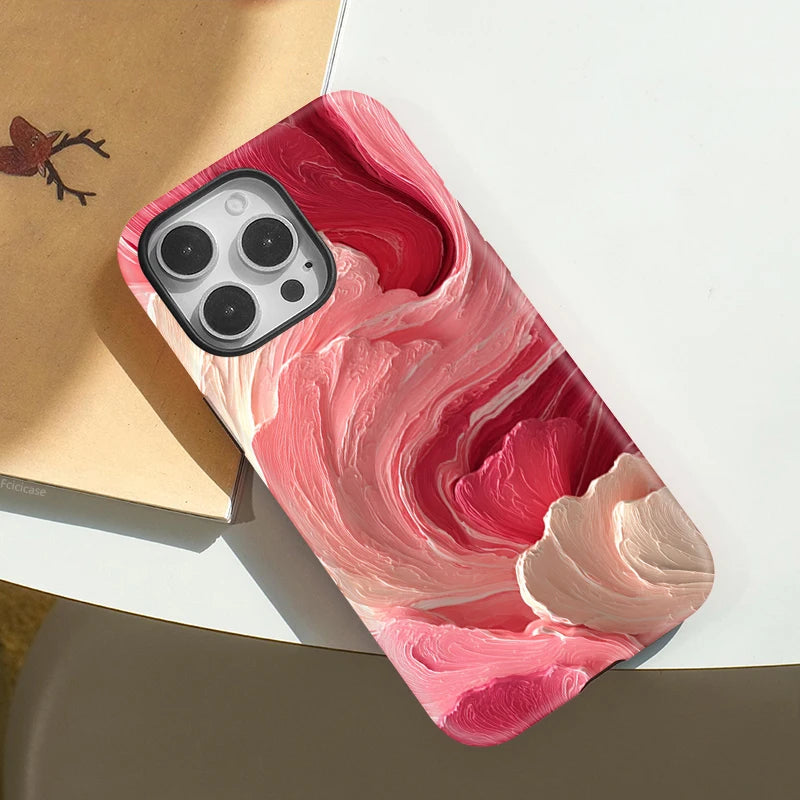 Art Painting MagSafe Case for iPhone 16–11 | Magnetic Shockproof Matte Cover