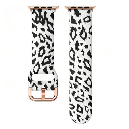 Printed Silicone Strap for Apple Watch Ultra & Series 10–4 | 49–38mm Band