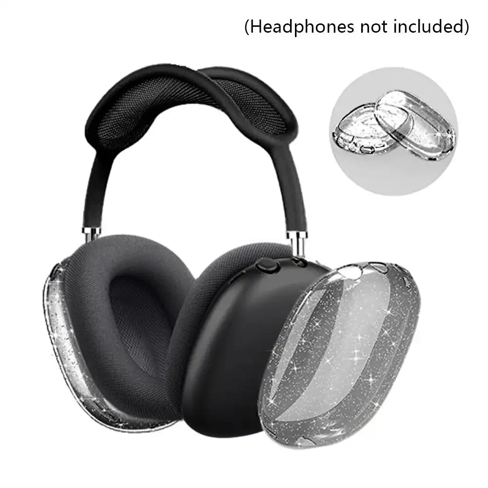 3D Transparent Anti-Fall Dust-Proof Protective Cover for AirPods Max