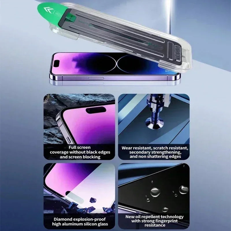 3-Pack Matte Privacy Screen Protector for iPhone 16–11 Pro Max – Anti-Spy Glass