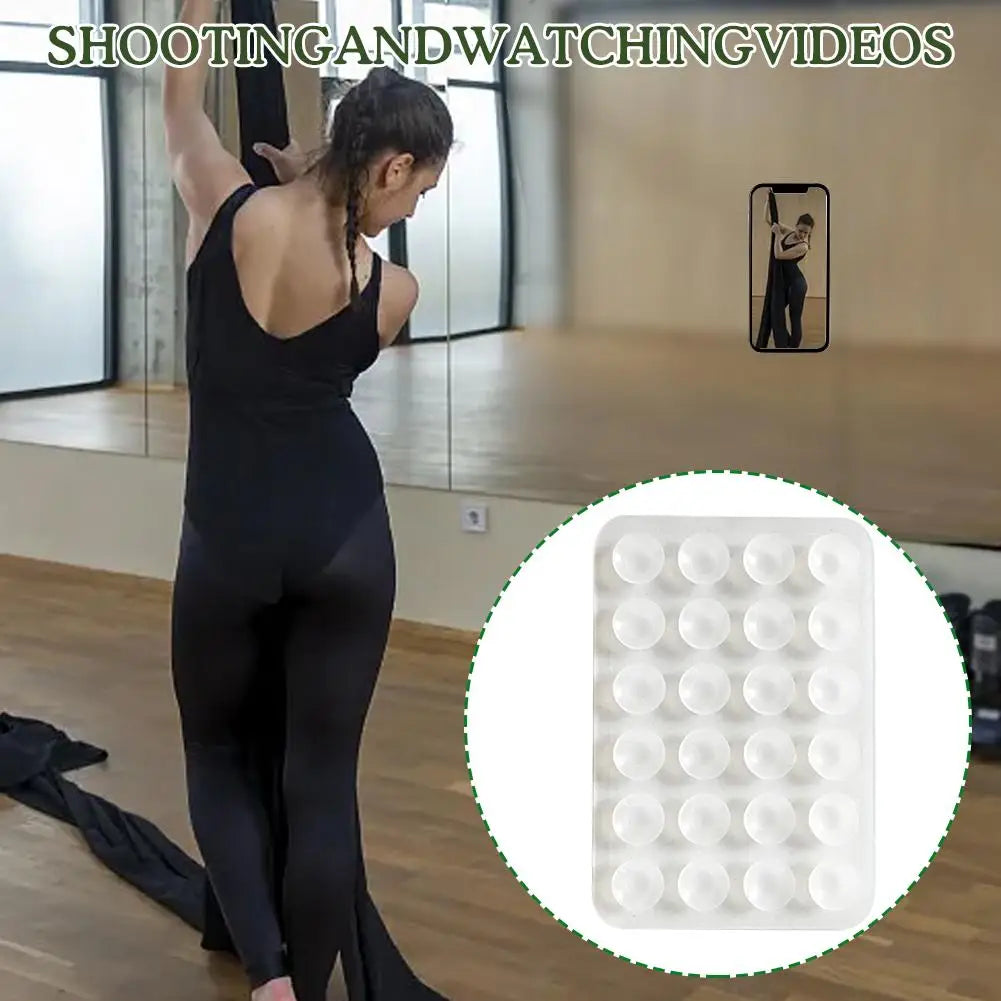 Transparent Silicone Suction Pad Phone Holder Adhesive Rubber Backed Sticker