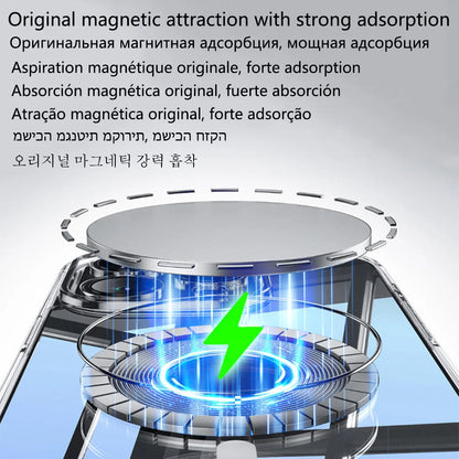 Full Back MagSafe Case for iPhone 17 Air 16 15 14 13 12 11 Pro Max + Lens