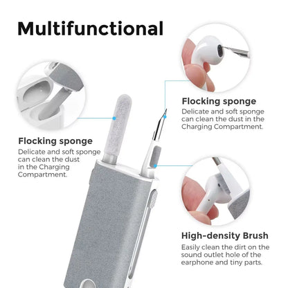 5-in-1 Cleaner Brush Kit for Bluetooth Earphones, AirPods, Phones & Laptops