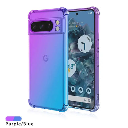 Gradient Airbag TPU Shockproof Case for Google Pixel 9 Pro XL 8A 8 7A 7 6A