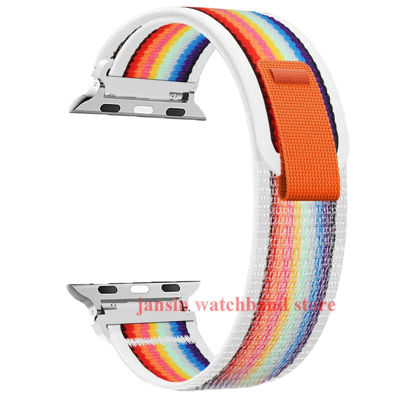 Alpine Nylon Loop Strap for Apple Watch Series 11–3 Ultra 3 49/46/45/44/42/41/40mm