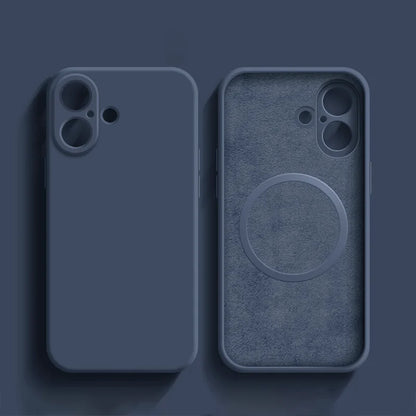 Magnetic Liquid Silicone Phone Case for iPhone 12 & 13 Series