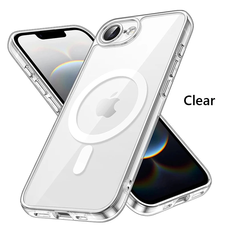 Magsafe Magnetic Wireless Charging Case for iPhone 16E 5G Shockproof Matte Cover