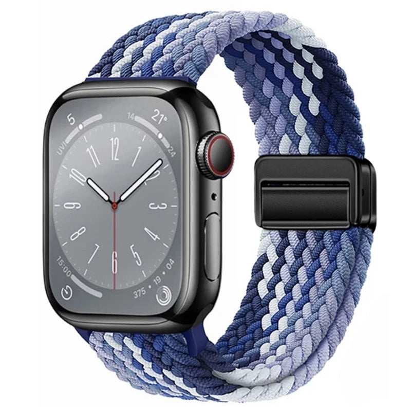 Braided Magnetic Strap for Apple Watch Ultra 2 & Series 10–6 SE Band