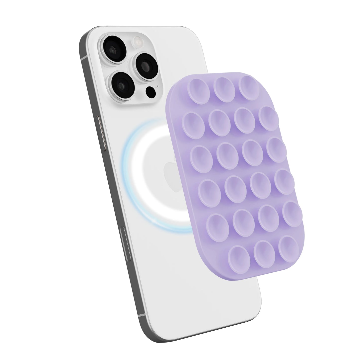 Silicone Magnetic Suction Cup Phone Holder Pad – Wall-Mounted Anti-Slip Square