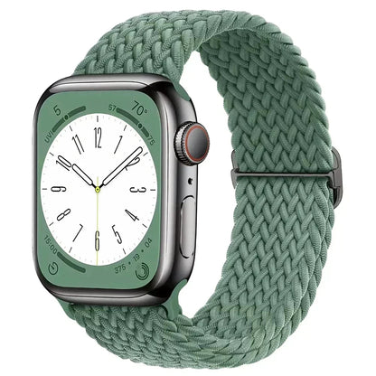 Braided Elastic Strap for Apple Watch Ultra 2 49mm Series 10 9 8 7 SE 6 5 4