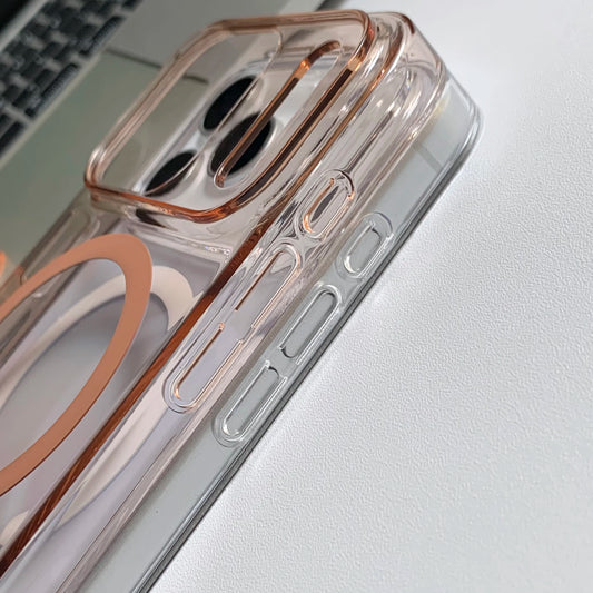 Transparent MagSafe Case for iPhone 17 Pro & 17 Pro Max Shockproof PC