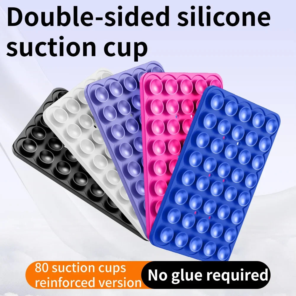 Double-Sided Silicone Suction Pad for Phone Fixing Adhesive Rubber Sucker Pad