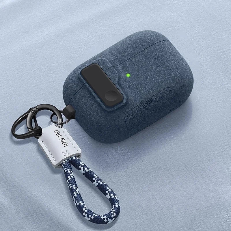 2025 Magnetic Auto Lock Case for AirPods Pro 4, 3, 2 with Stand