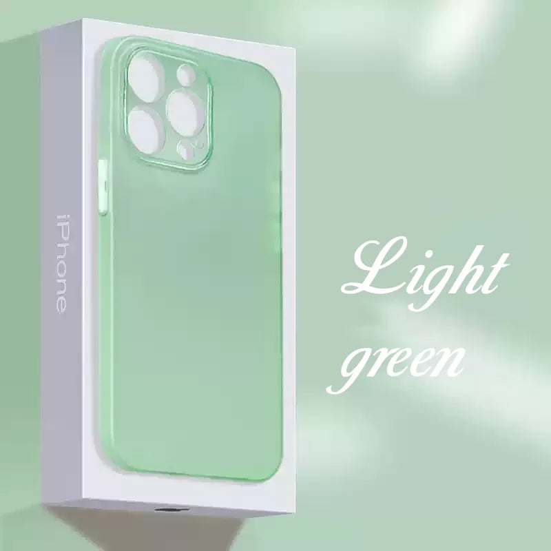 Silicone Candy Color Matte Case for iPhone 16 15 Pro Max Plus Mini