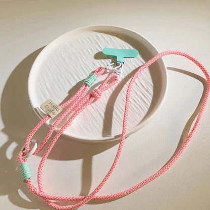 Handwoven Long Mobile Phone Lanyard Crossbody Strap Unisex Anti-Loss Durable