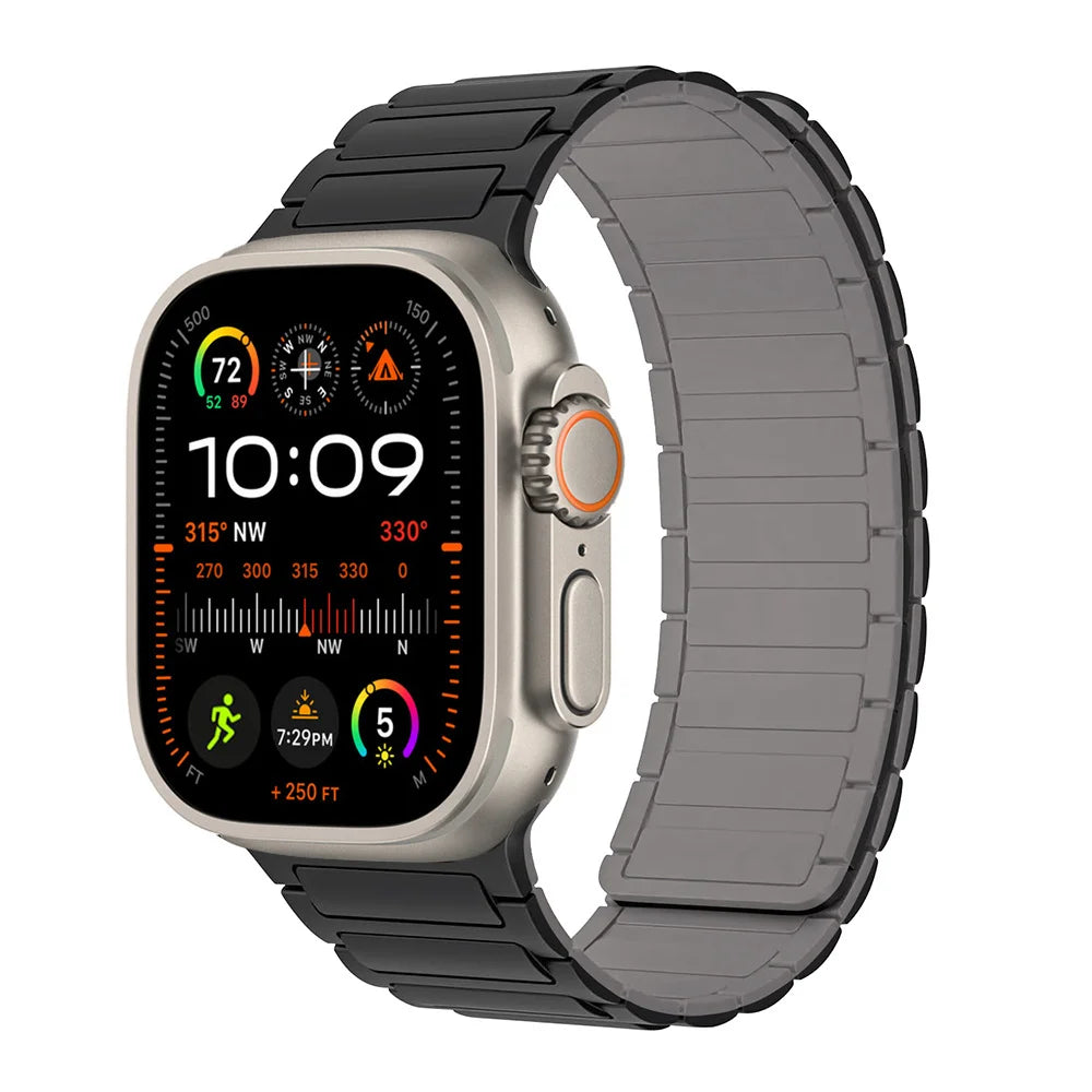 Sports Silicone Magnetic Band – Apple Watch Ultra 2 & Series 5-10 (38-49mm)