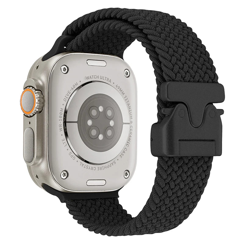 Parachute Braided Nylon Strap for Apple Watch Ultra 3/2/1 49mm–41mm