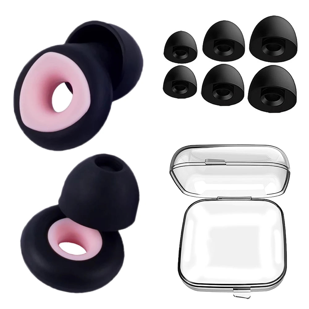 Anti-Noise Silicone Earplugs | Sleep, Swimming & Soundproof Protection