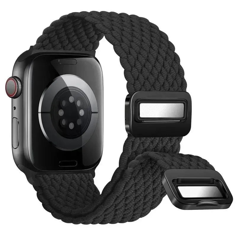 Nylon Braided Band for Apple Watch Ultra & S10–S3 | Soft Durable Strap