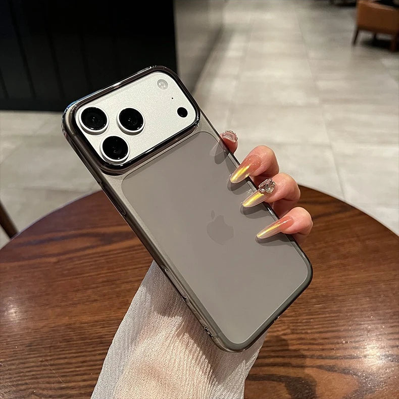 Ultra Thin Transparent Orange Case for iPhone 17 Pro Max 16 15 14 13 12 Air Plus