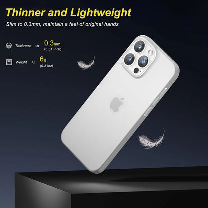 Ultra Thin Matte Silicone Soft Case For iPhone 16 15 14 Plus 13 12 Mini Pro Max Transparent White Frosted Cover Shockproof Shell