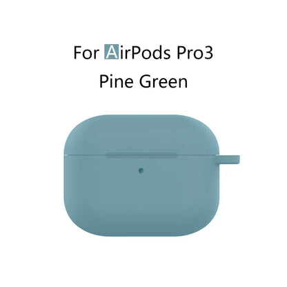 Soft Silicone AirPods Pro 3 Case – Keychain & Cleaning Kit Included