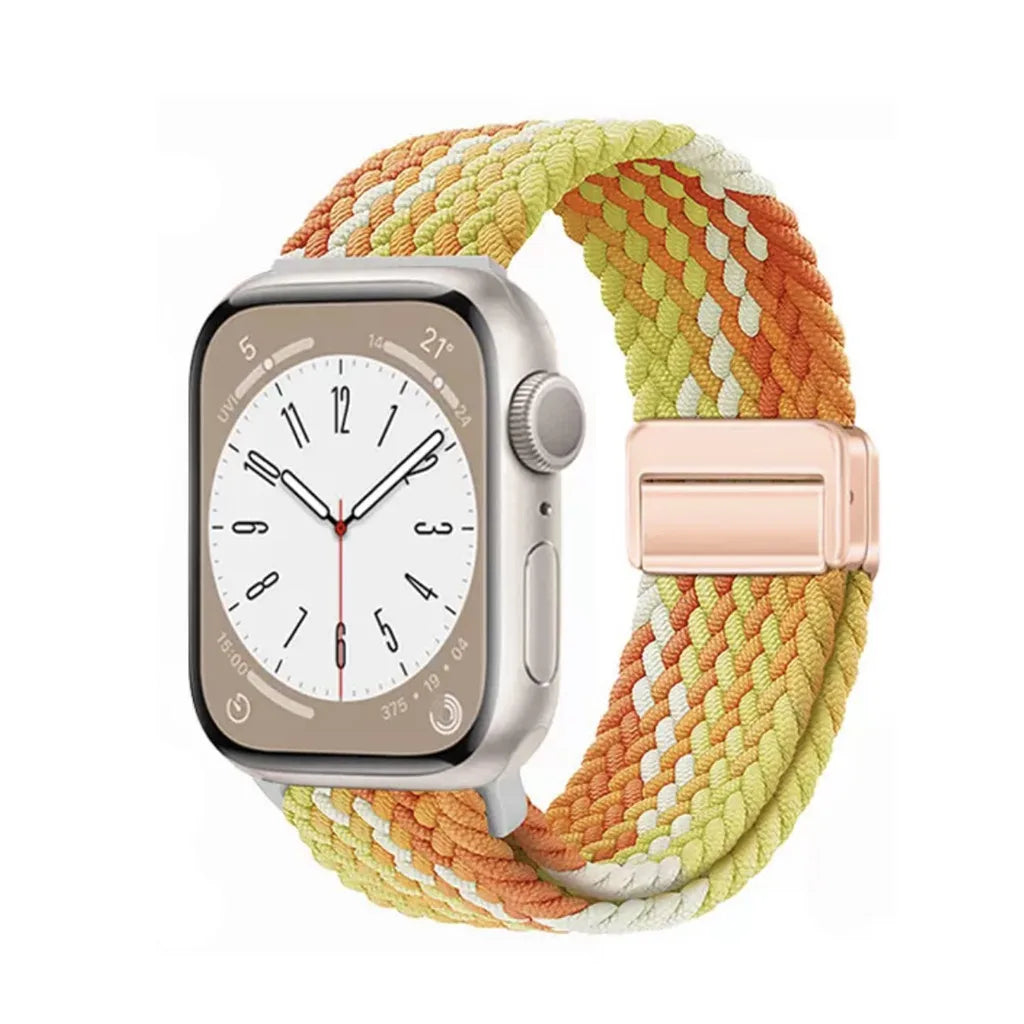 Nylon Braided Band for Apple Watch Ultra & S10–S3 | Soft Durable Strap