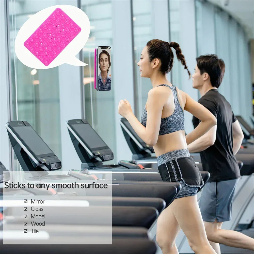 Hands-Free Double-Sided Silicone Suction Phone Holder Stand Universal