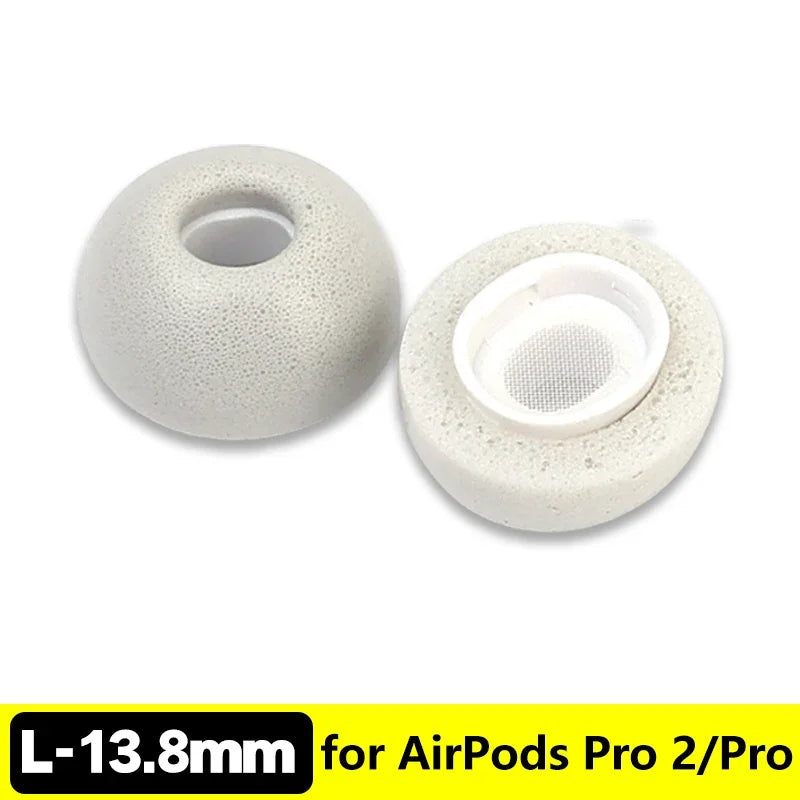 Memory Foam Eartips for AirPods Pro 1 & 2 – Soft & Case-Friendly Fit