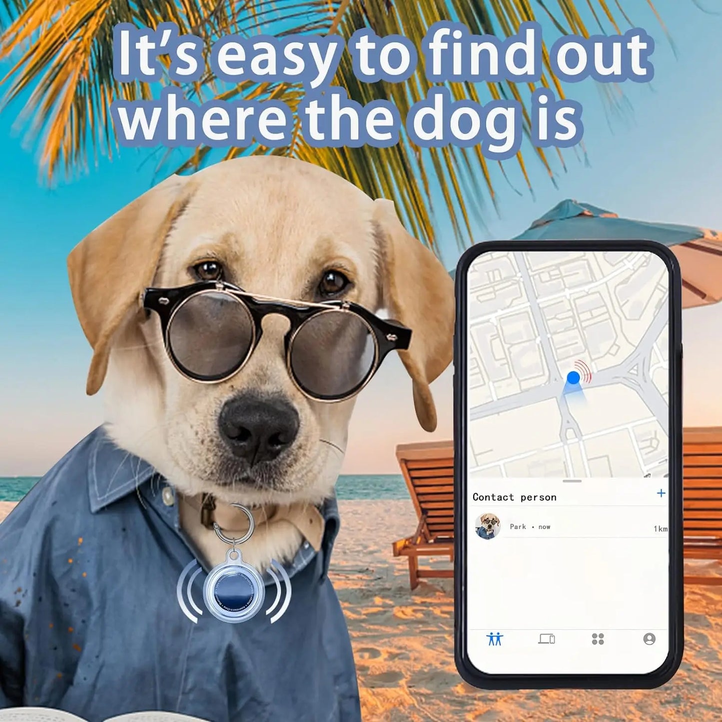 4/8/6  Pack Waterproof AirTag Keychain Case for Pet Collars & Key Rings